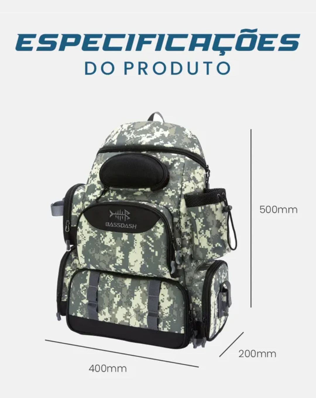 Bolsa de Pesca Bassdash G