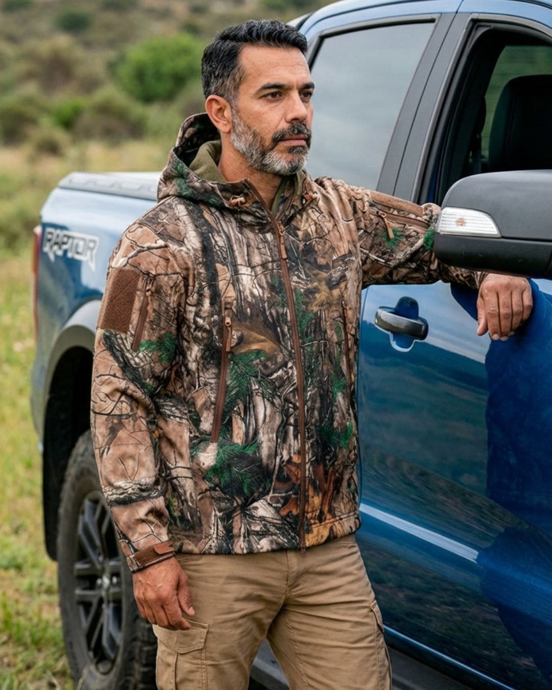 Jaqueta Impermeável Equipa Pesca Caçador