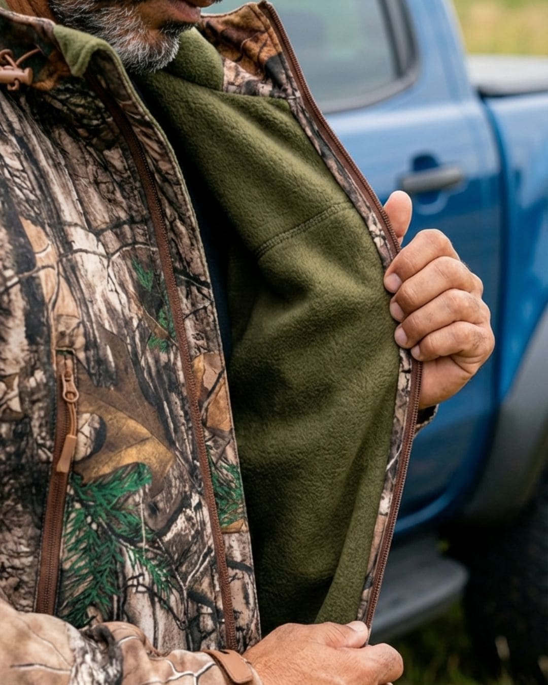 Jaqueta Impermeável Equipa Pesca Caçador