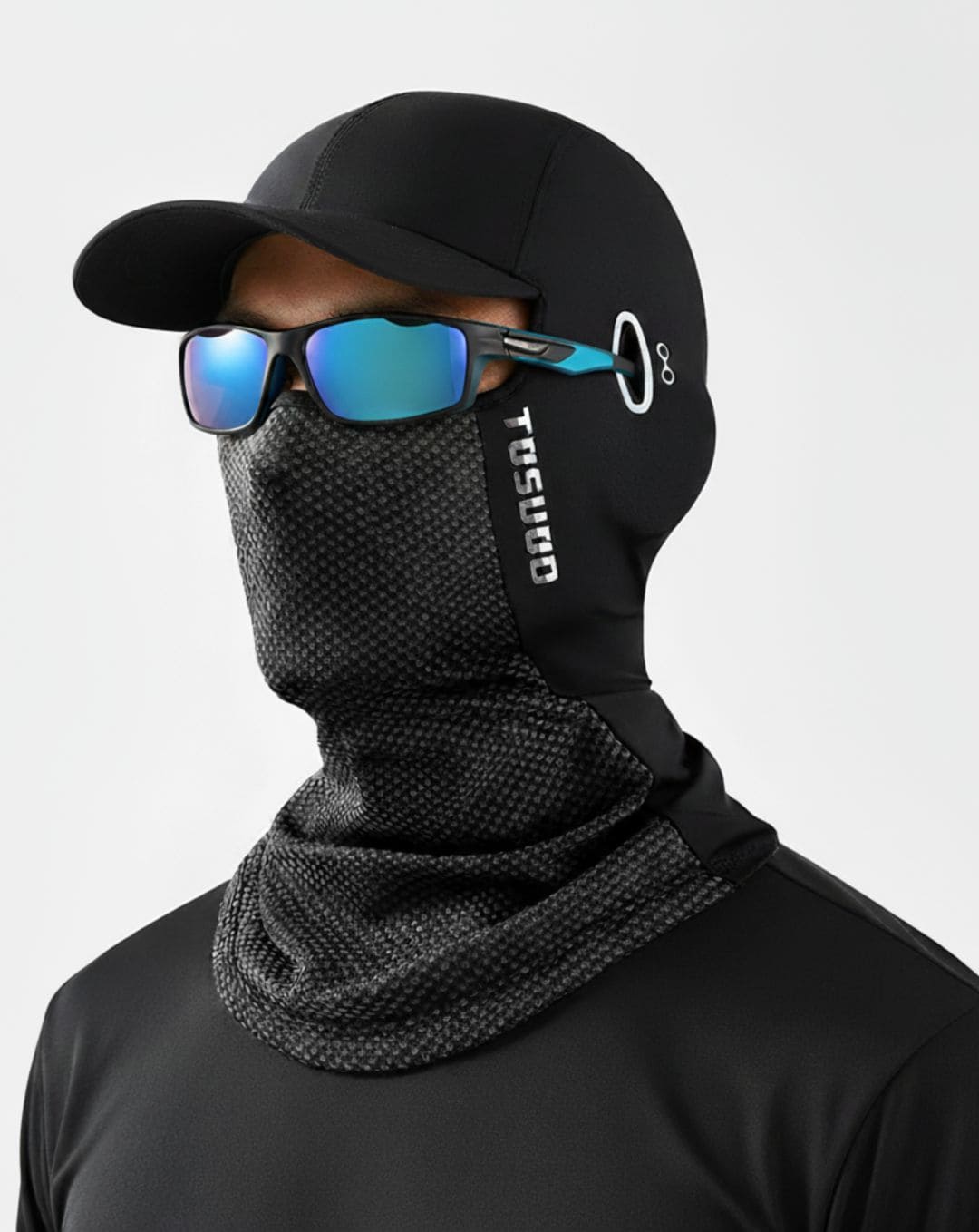 Kit Máscara e Óculos Polarizado Equipa Pesca