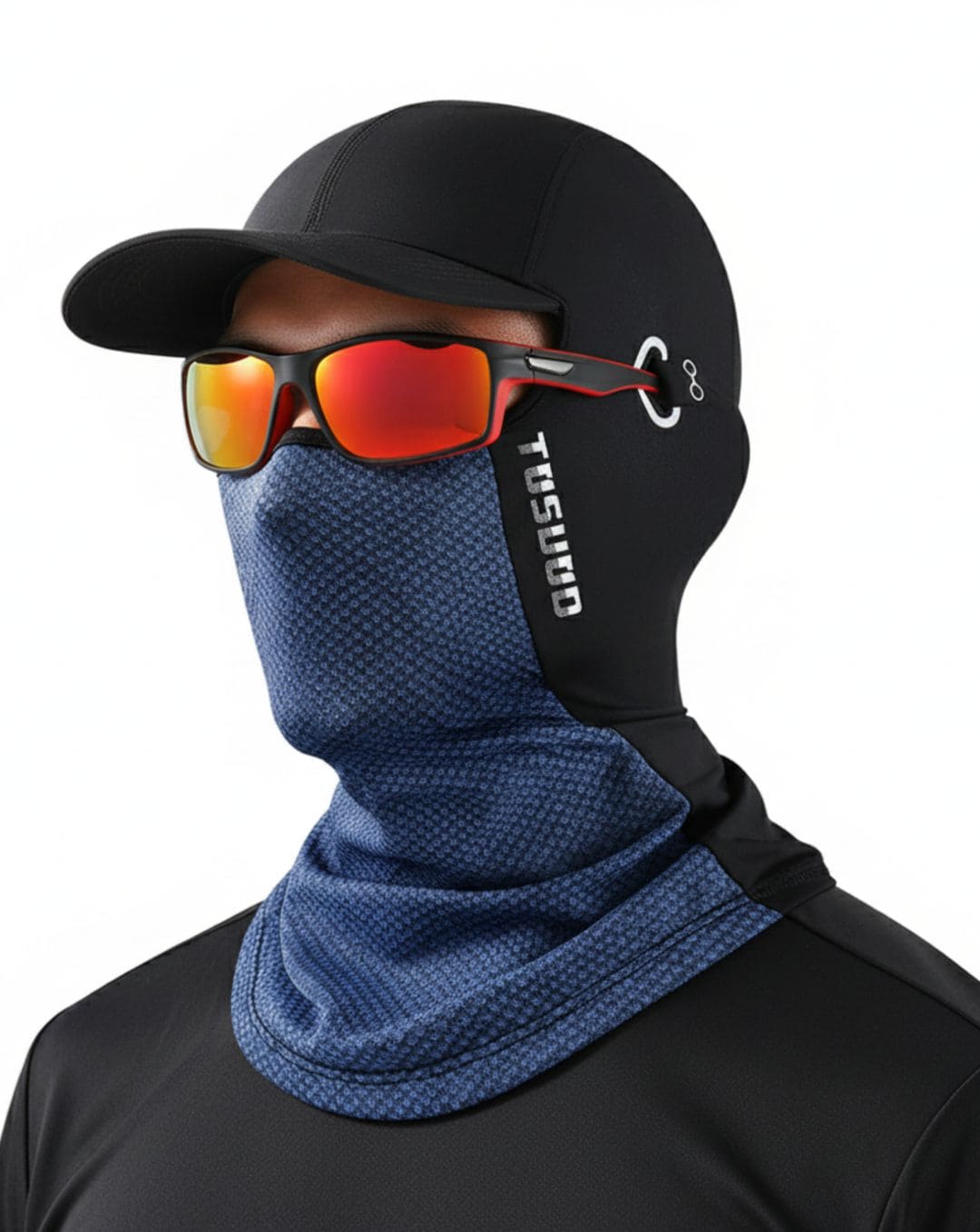 Kit Máscara e Óculos Polarizado Equipa Pesca