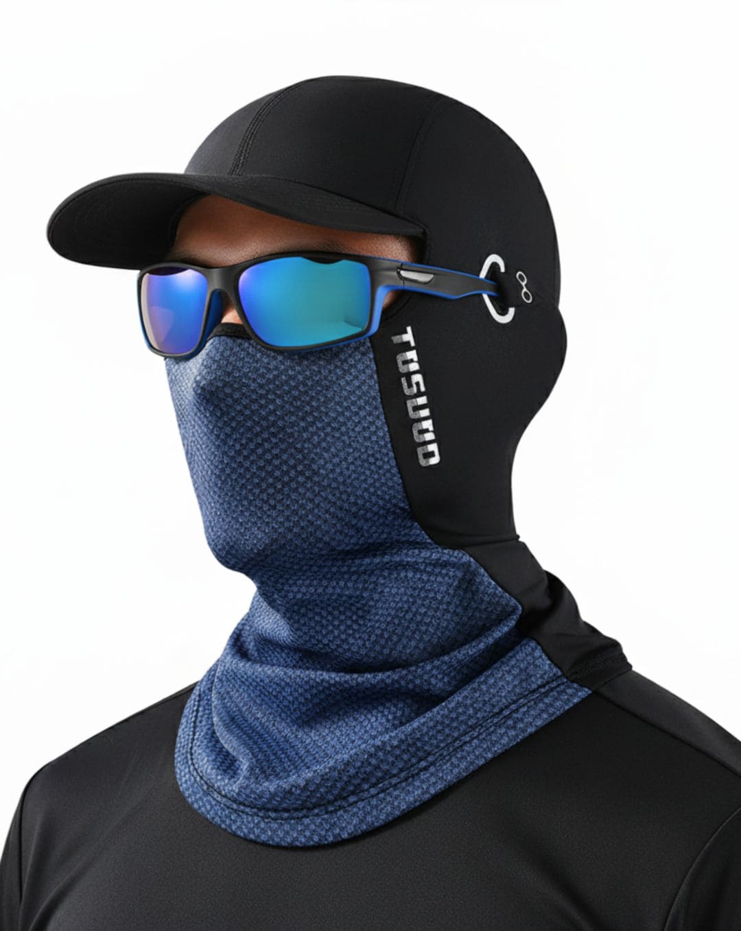 Kit Máscara e Óculos Polarizado Equipa Pesca