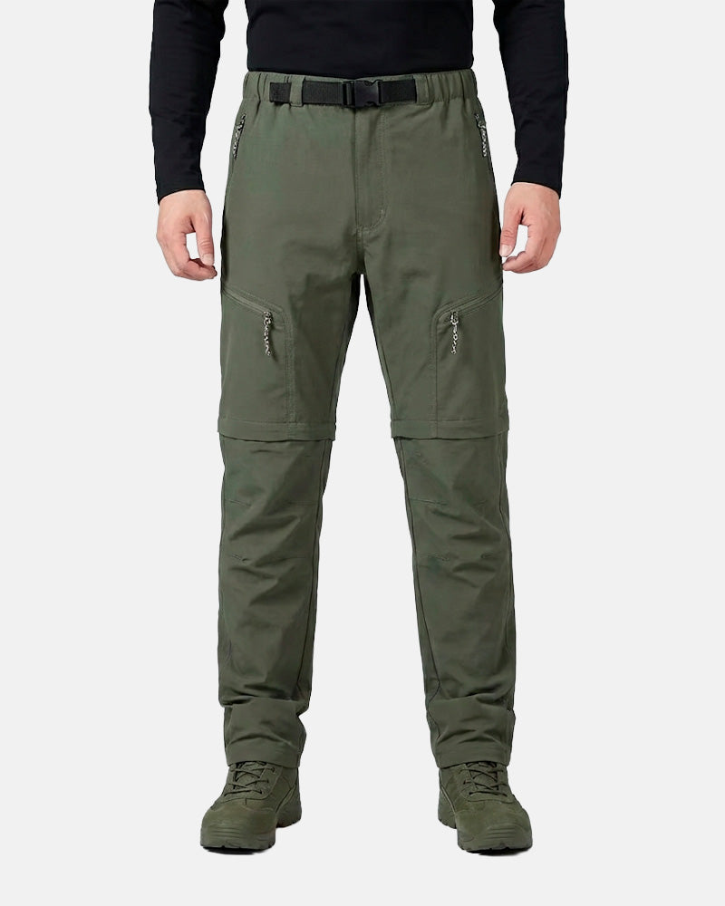 Calça Impermeável 2 em 1 Equipa Pesca Verde militar