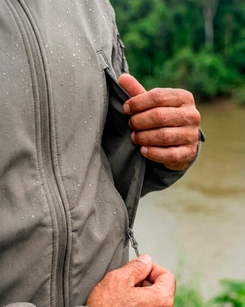 Jaqueta Equipa Pesca Action Cinza