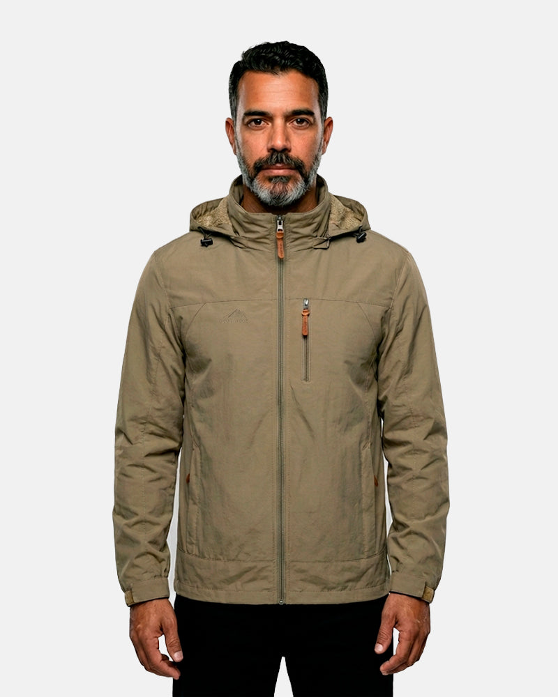 Jaqueta Impermeável Equipa Pesca Patanal Caqui