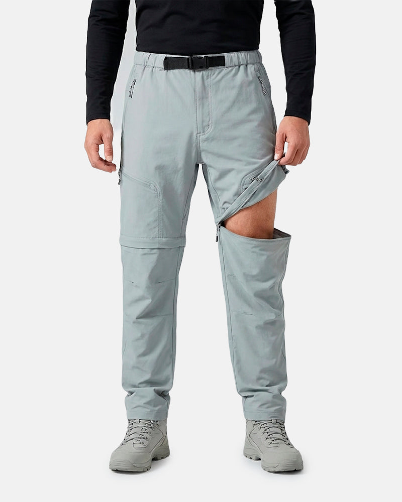 Calça Impermeável 2 em 1 Equipa Pesca Cinza