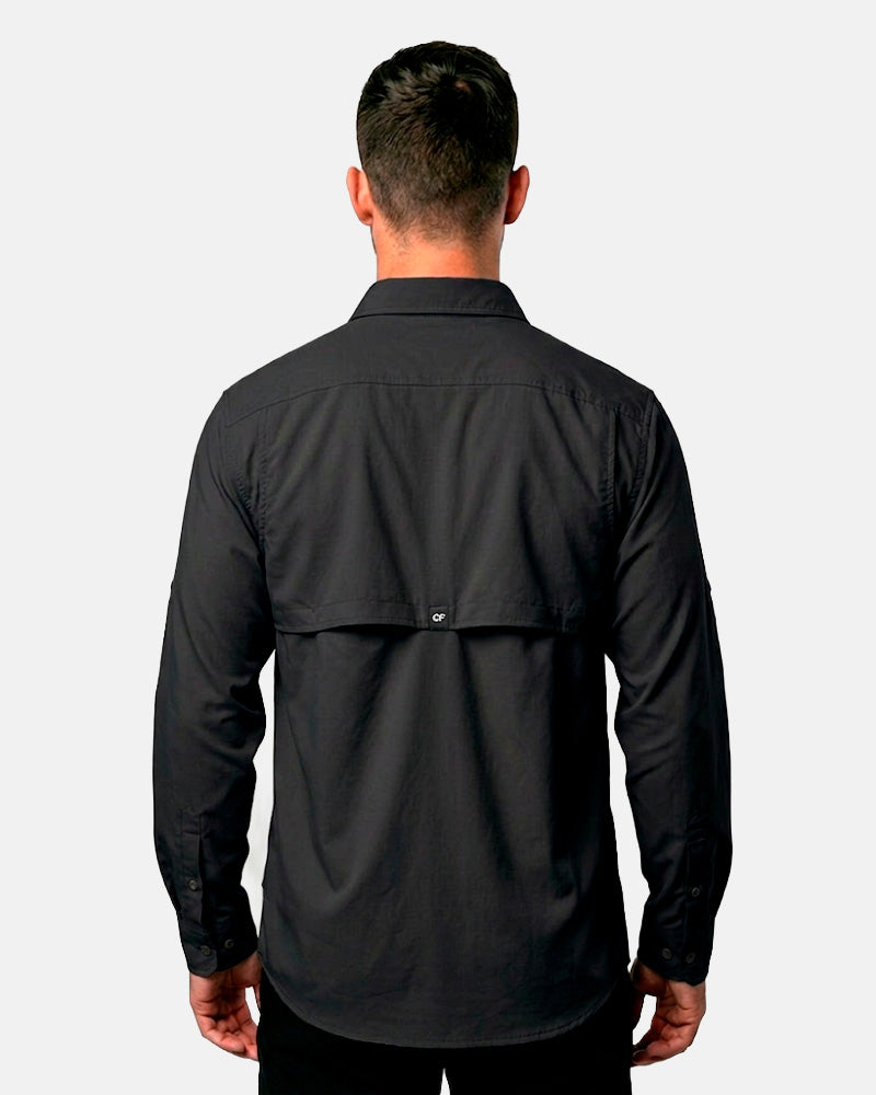 Camisa Equipa pesca Preto