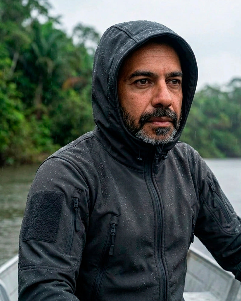 Jaqueta Equipa Pesca Action Preto