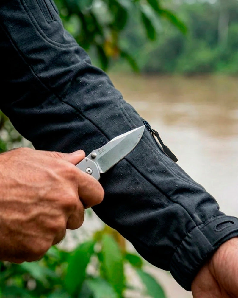 Jaqueta Equipa Pesca Action Preto
