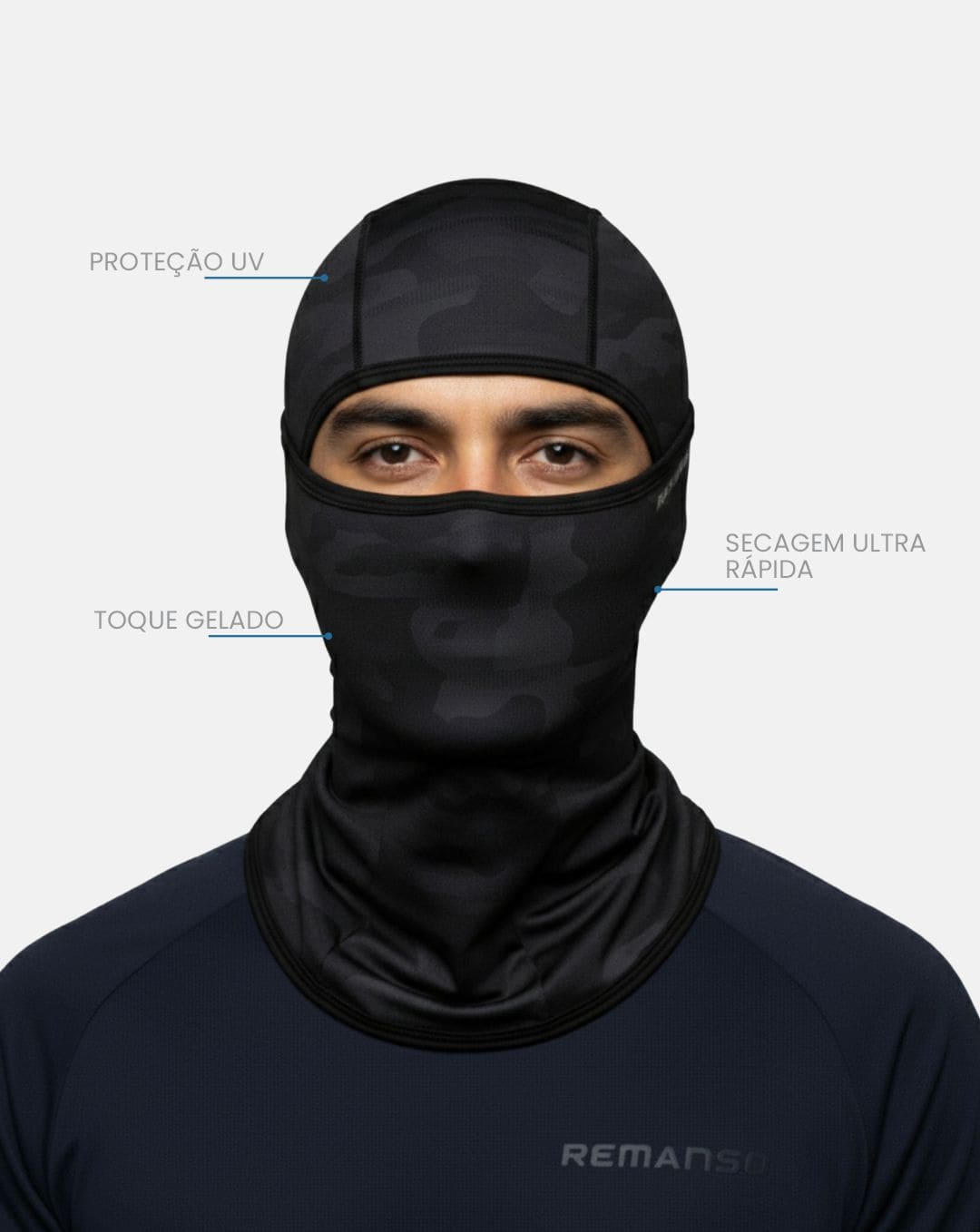 Balaclava de Pesca Toque Gelado
