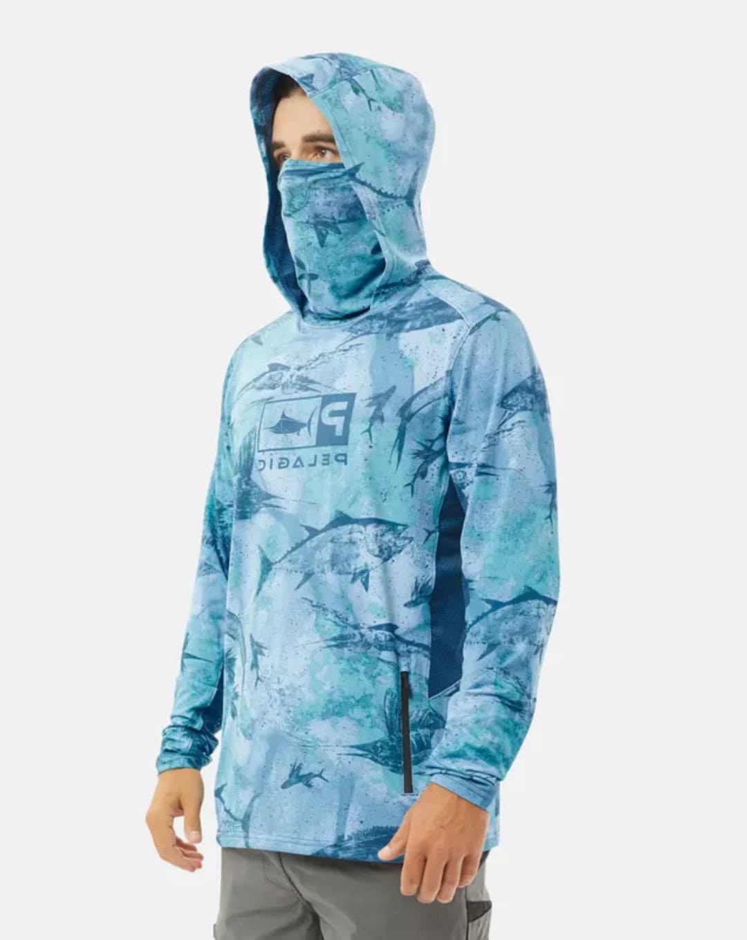 Camisa de Pesca Pelagic Azul