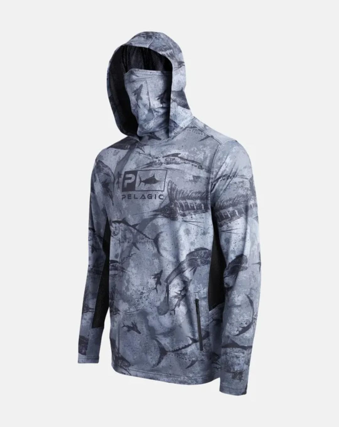 Camisa de Pesca Pelagic Cinza