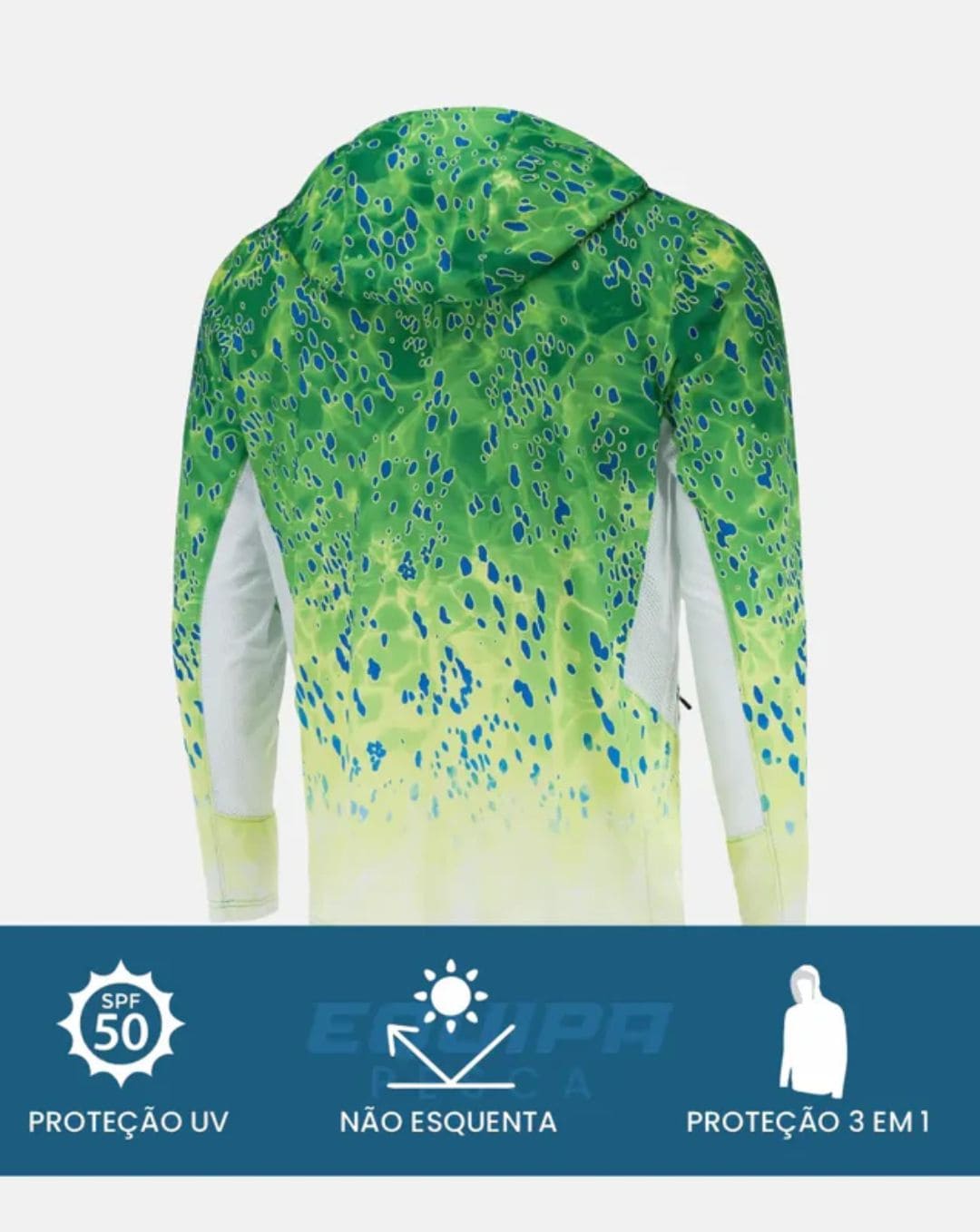Camisa de Pesca Pelagic Pintado Verde