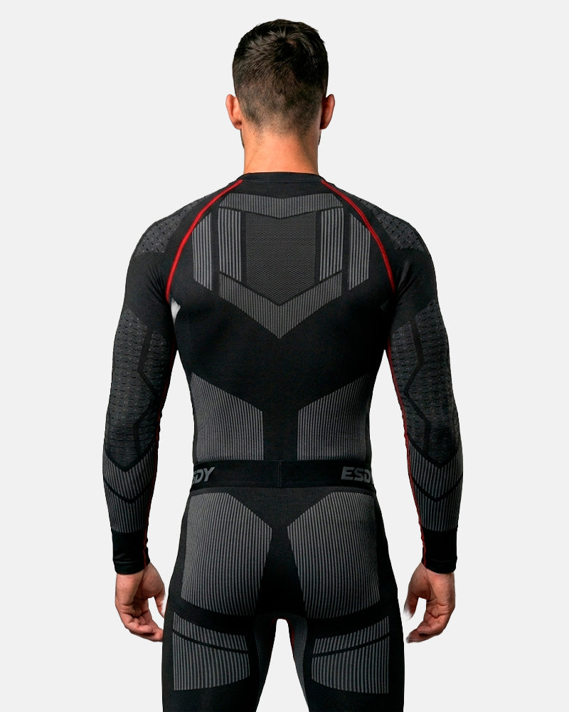 Conjunto segunda pele sem costura Equipa Pesca