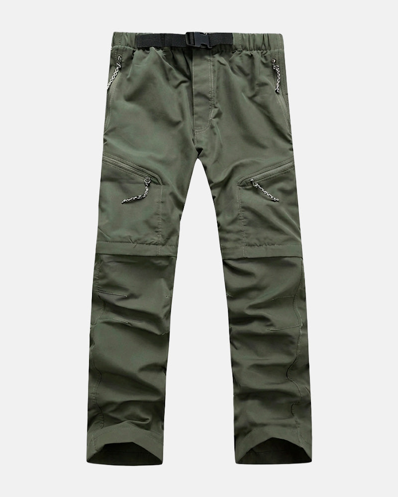 Calça Impermeável 2 em 1 Equipa Pesca Verde militar