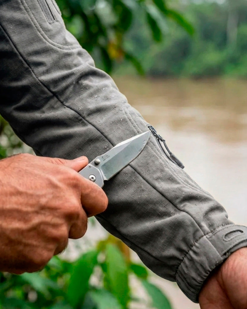 Jaqueta Equipa Pesca Action Cinza