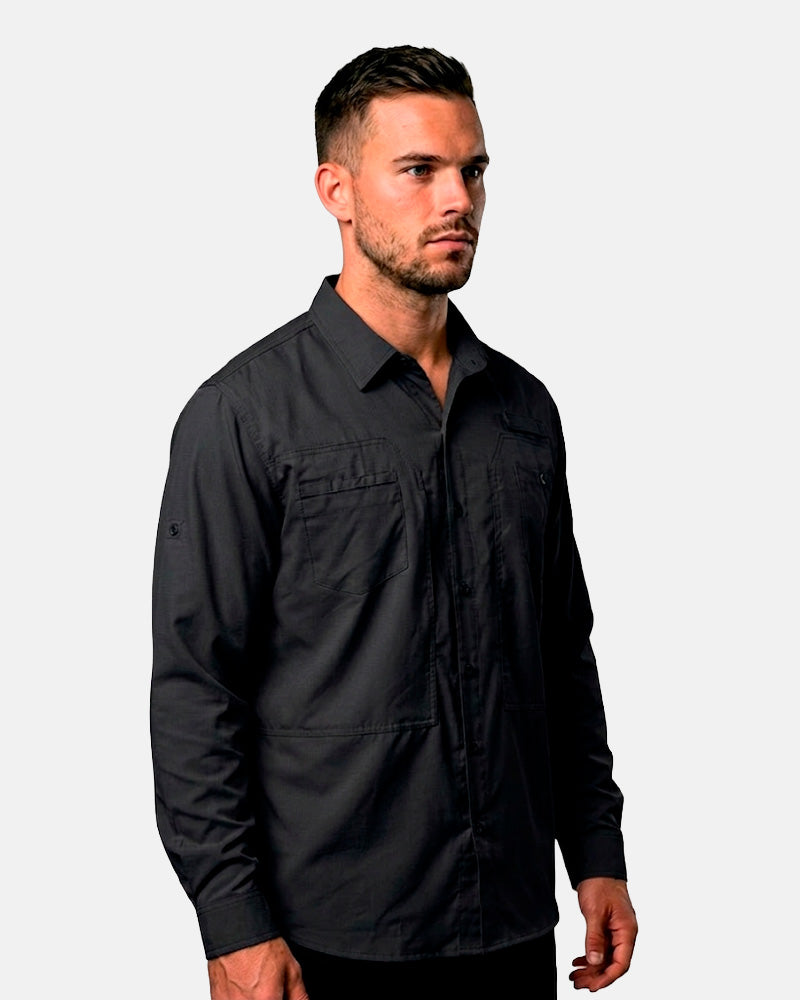 Camisa Equipa pesca Preto