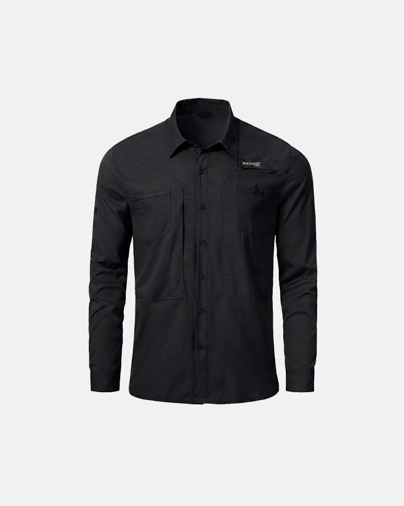 Camisa Equipa pesca Preto