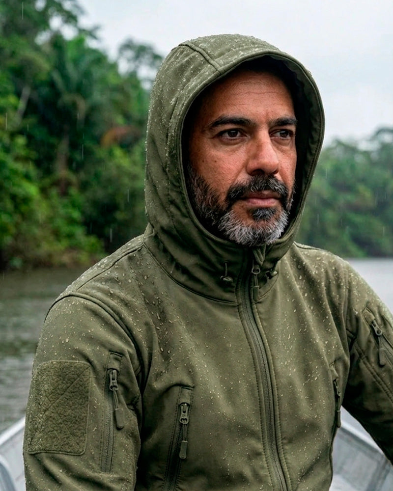 Jaqueta Equipa Pesca Action Verde militar